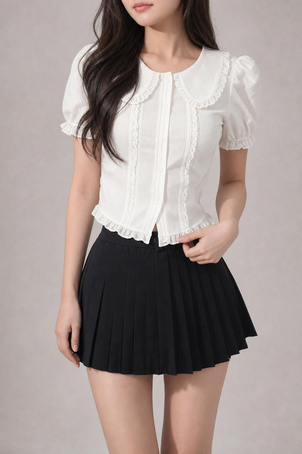 WEVIA french bubble shirt A