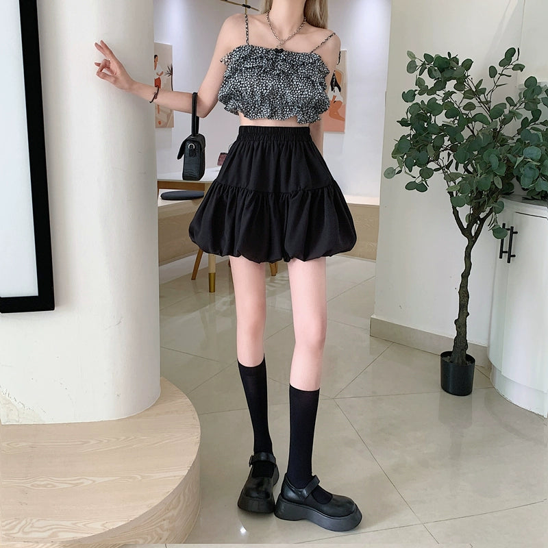 プリーツバルーンスカート