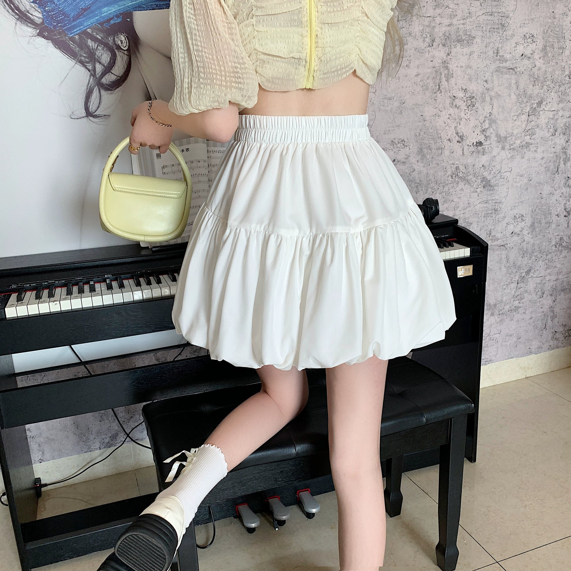 プリーツバルーンスカート