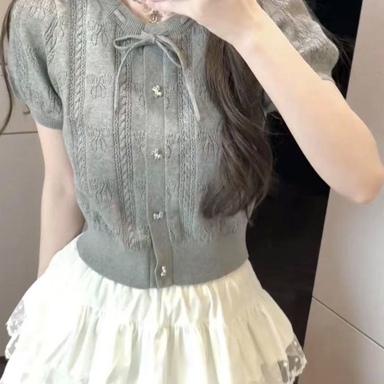 フレンチガーリーサマーニット