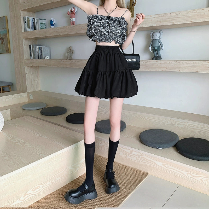 プリーツバルーンスカート