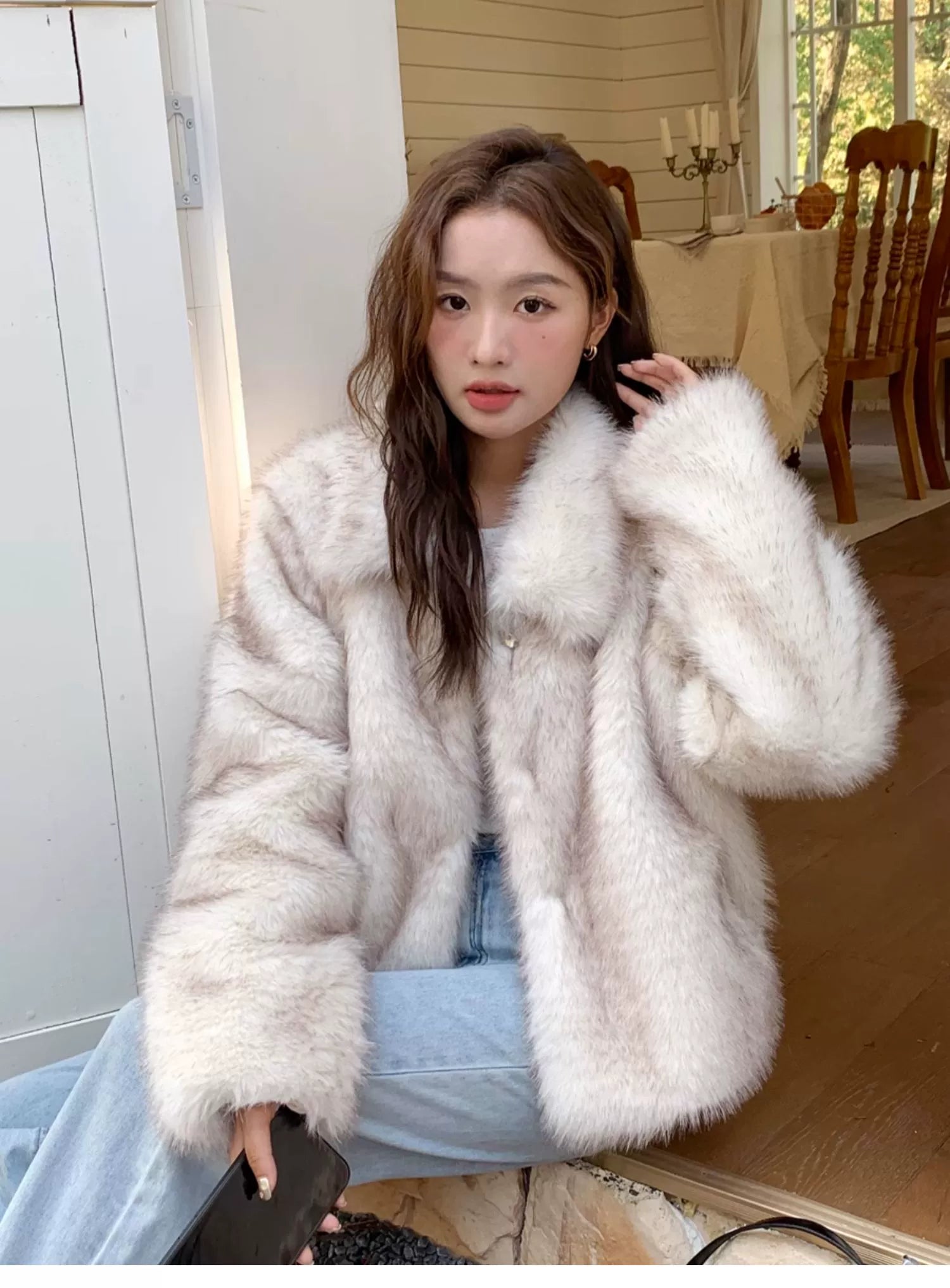 フェイクファージャケット