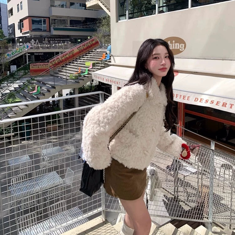 ショートボアフェミニンジャケット