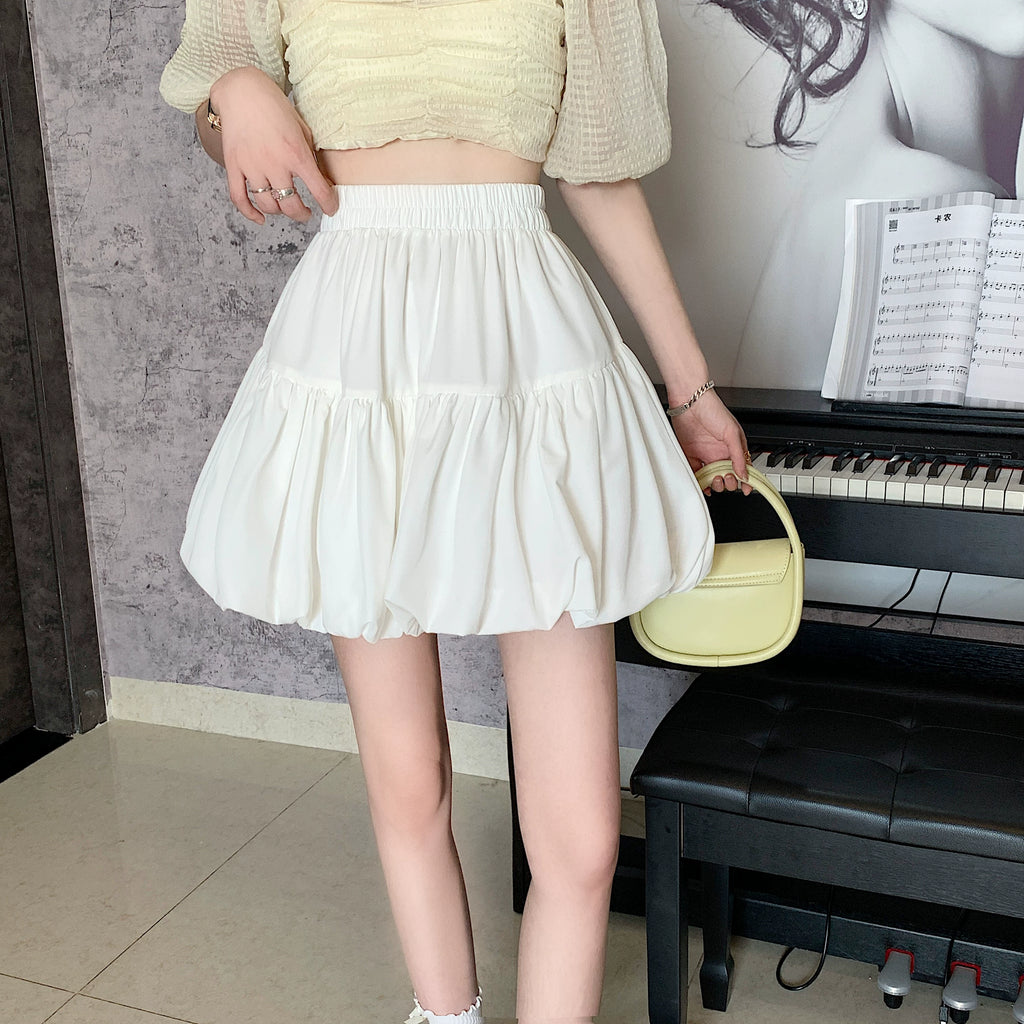 プリーツバルーンスカート