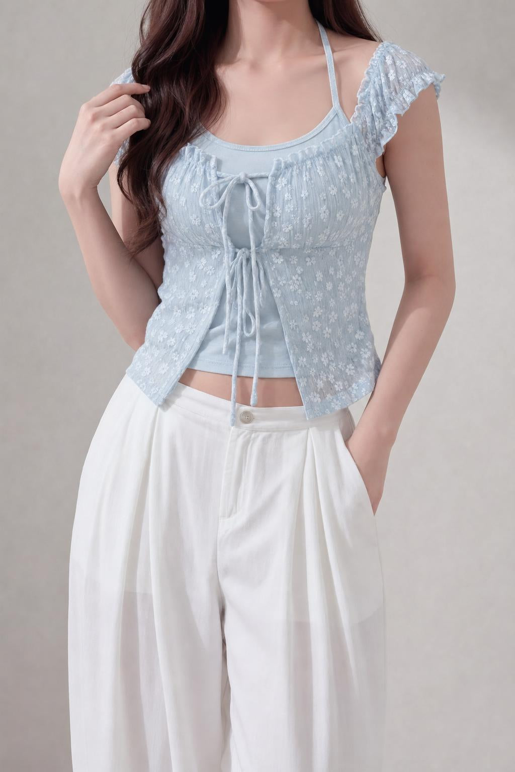 WEVIA lace 2-piece bluish